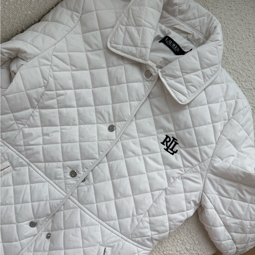 Ralph Lauren Cream Quilted Jacket